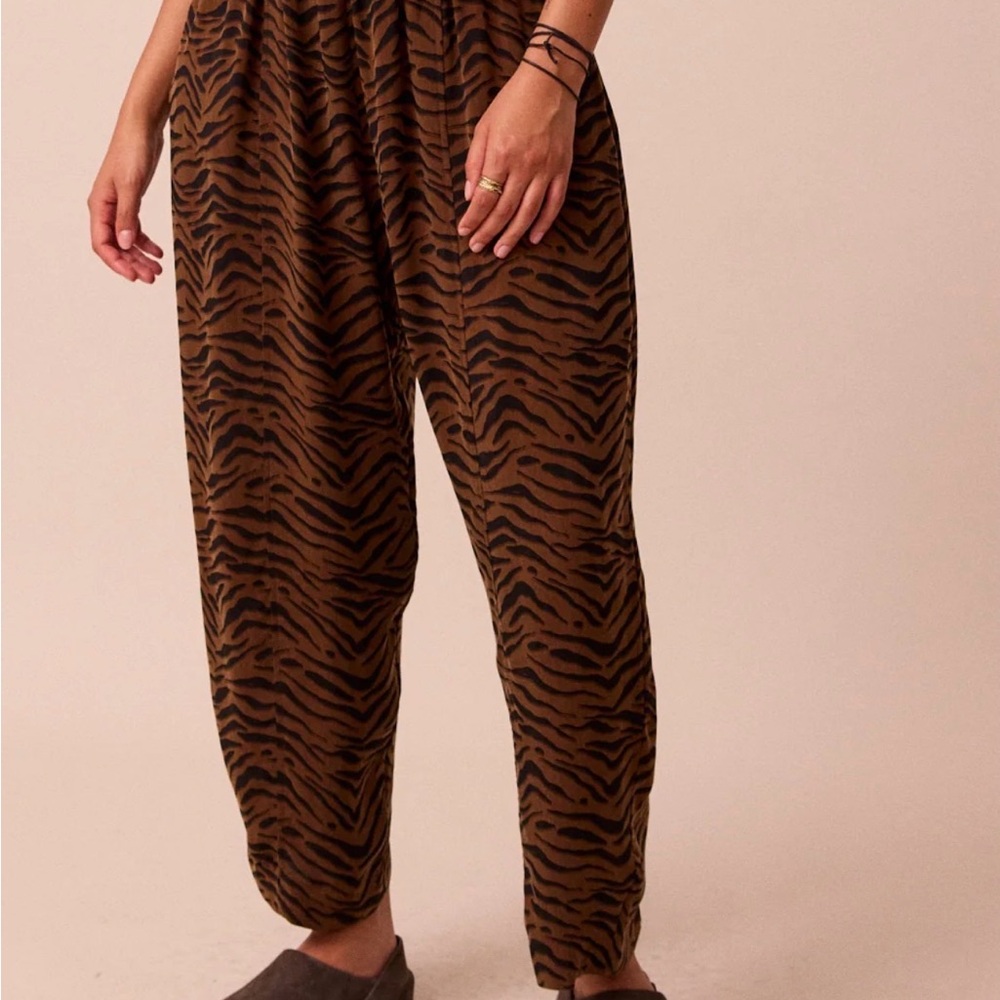 Mabel Tiger Print Cupro Tiger-Print Brown M